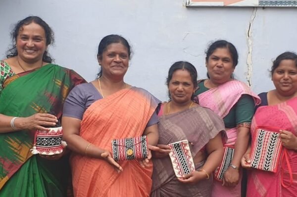 Sheela Powell of Shalom Ooty with Heritage tribal women artisans